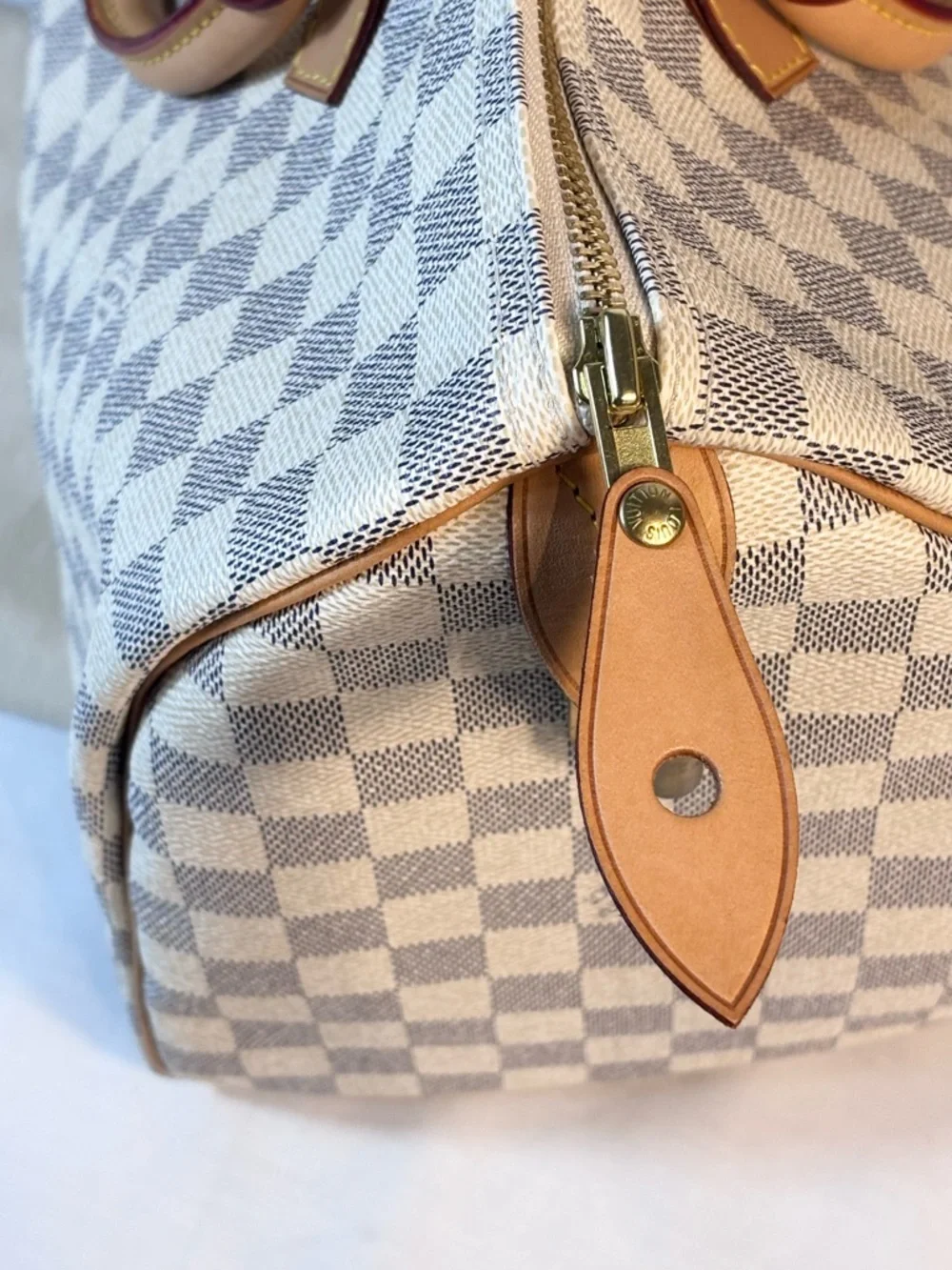Stunning Louis Vuitton Speedy 35 Azur - Picture 6 of 16